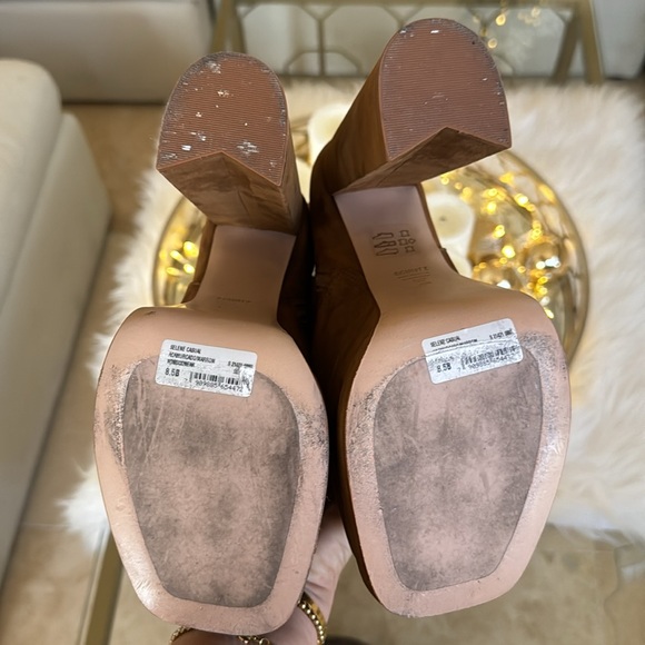 Women’s Schutz Selene Brown Platform Ankle Boots, size 8.5 - Picture 6 of 8